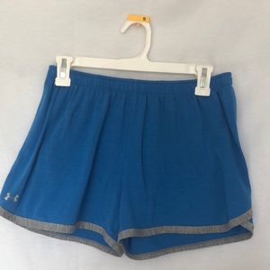 blue under armour shorts